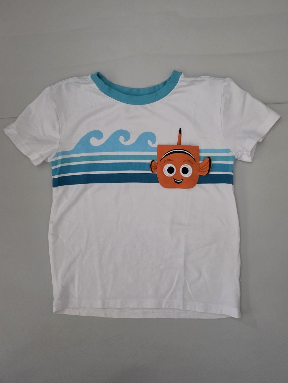 (EUC) Little Sleepies Disney Nemo Relaxed Short Sleeve Pocket Tee Size 5